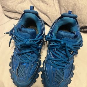 Blue Balenciagas